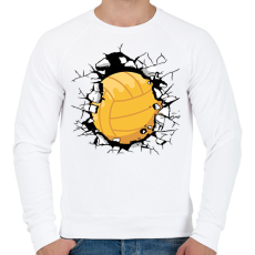 PRINTFASHION Vízilabda - Férfi pulóver - Fehér