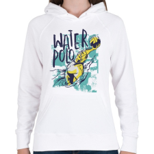 PRINTFASHION vizilabda sport - Női kapucnis pulóver - Fehér női pulóver, kardigán