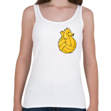 PRINTFASHION Vízilabda szív - Női atléta - Fehér