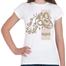 PRINTFASHION Vízöntő horoszkóp - Női póló - Fehér női póló