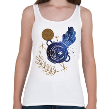 PRINTFASHION Vízöntő - Női atléta - Fehér női trikó