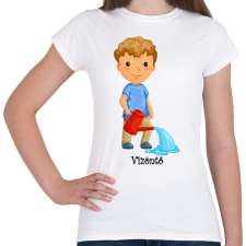 PRINTFASHION Vízöntő - Női póló - Fehér női póló