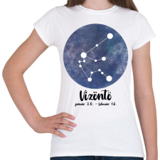 PRINTFASHION Vízöntő - Női póló - Fehér női póló