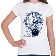 PRINTFASHION Vízöntő  - Női póló - Fehér