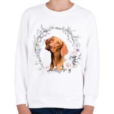 PRINTFASHION vizsla kutyus - női - Gyerek pulóver - Fehér gyerek pulóver, kardigán