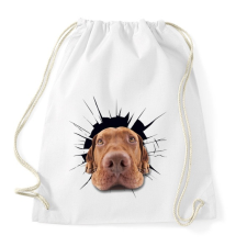 PRINTFASHION Vizsla - Sportzsák, Tornazsák - Fehér tornazsák
