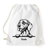 PRINTFASHION Vizsla - Sportzsák, Tornazsák - Fehér