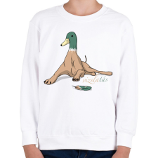 PRINTFASHION vizslatás szóvicc - Gyerek pulóver - Fehér gyerek pulóver, kardigán
