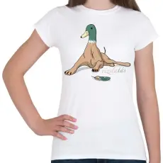 PRINTFASHION vizslatás szóvicc - Női póló - Fehér