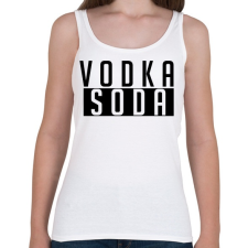 PRINTFASHION VODKA - Női atléta - Fehér női trikó