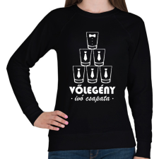 PRINTFASHION Vőlegény ivó csapata - Női pulóver - Fekete női pulóver, kardigán