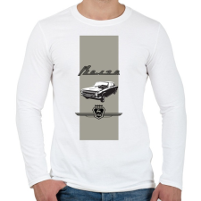 PRINTFASHION volga - Férfi hosszú ujjú póló - Fehér férfi póló