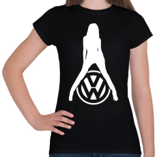 PRINTFASHION Volkswagen fan - Női póló - Fekete