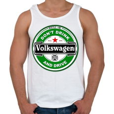PRINTFASHION Volkswagen - Férfi atléta - Fehér