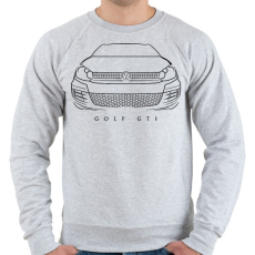 PRINTFASHION Volkswagen Golf GTI - Férfi pulóver - Sport szürke