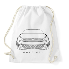 PRINTFASHION Volkswagen Golf GTI - Sportzsák, Tornazsák - Fehér tornazsák