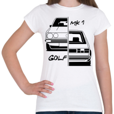 PRINTFASHION Volkswagen Golf MK1 - Női póló - Fehér női póló
