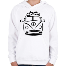 PRINTFASHION Volkswagen  - Gyerek kapucnis pulóver - Fehér