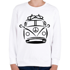 PRINTFASHION Volkswagen - Gyerek pulóver - Fehér gyerek pulóver, kardigán