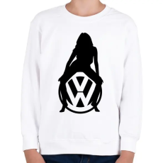 PRINTFASHION VOLKSWAGEN HOT FEKETE - Gyerek pulóver - Fehér