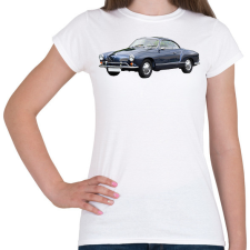 PRINTFASHION Volkswagen Karmann Ghia - Női póló - Fehér női póló