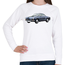 PRINTFASHION Volkswagen Karmann Ghia - Női pulóver - Fehér női pulóver, kardigán