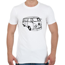 PRINTFASHION Volkswagen T1 (01) - Férfi póló - Fehér