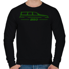 PRINTFASHION Volvo 850 Green - Férfi pulóver - Fekete férfi pulóver, kardigán