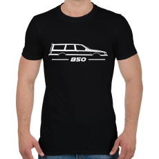 PRINTFASHION Volvo 850 White - Férfi póló - Fekete