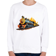 PRINTFASHION Vonat - Gyerek pulóver - Fehér gyerek pulóver, kardigán