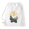 PRINTFASHION Vonyító farkasok - Sportzsák, Tornazsák - Fehér