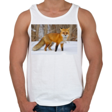 PRINTFASHION Vörös róka - Férfi atléta - Fehér
