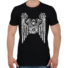 PRINTFASHION vszárny - Férfi póló - Fekete