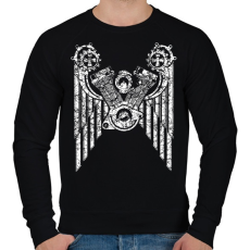 PRINTFASHION vszárny - Férfi pulóver - Fekete