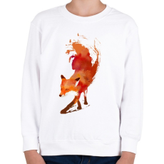PRINTFASHION Vulpes vulpes - Gyerek pulóver - Fehér