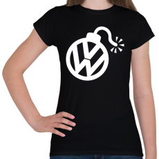 PRINTFASHION VW Bomb  - Női póló - Fekete