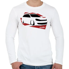 PRINTFASHION VW Dublife - Férfi hosszú ujjú póló - Fehér férfi póló