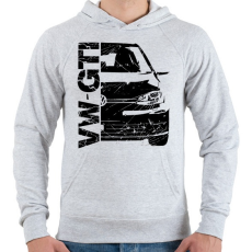 PRINTFASHION VW GTI - Férfi kapucnis pulóver - Sport szürke