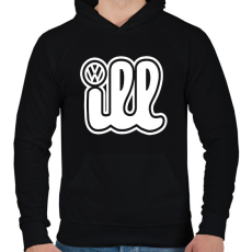 PRINTFASHION VW ill - Férfi kapucnis pulóver - Fekete