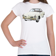 PRINTFASHION VW Karmann Ghia - Női póló - Fehér női póló
