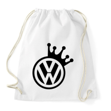 PRINTFASHION VW Király (fekete) - Sportzsák, Tornazsák - Fehér tornazsák