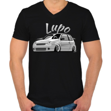PRINTFASHION Vw Lupo - Férfi V-nyakú póló - Fekete