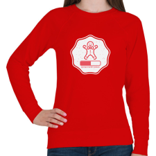 PRINTFASHION WAITING FOR MY COOKIES - Női pulóver - Piros női pulóver, kardigán