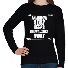 PRINTFASHION Walkers - Női pulóver - Fekete női pulóver, kardigán