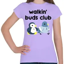 PRINTFASHION Walkin' buds - Női póló - Viola női póló