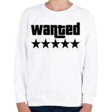 PRINTFASHION WANTED ★★★★★ (GTA) - Gyerek pulóver - Fehér gyerek pulóver, kardigán
