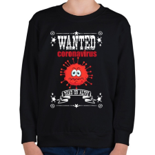 PRINTFASHION Wanted - Gyerek pulóver - Fekete gyerek pulóver, kardigán