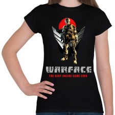 PRINTFASHION warface - Női póló - Fekete női póló