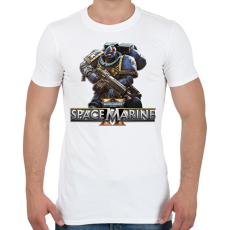 PRINTFASHION Warhammer 40000 - Férfi póló - Fehér