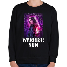 PRINTFASHION Warrior Nun - Gyerek pulóver - Fekete